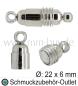 Preview: Edelstahl Magnetverschluss, Ø: 22 x 6 mm, 1 Stück