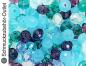 Preview: Glasschliffperlen bunt ca. Ø: 6 mm (Farbe auswählen), 100 Stück