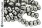 Preview: Pyrit Perlen natürlich geschliffen Rondell (ca. Ø: 5 x 4 mm), 42 Perlen / 16 cm