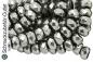 Preview: Pyrit Perlen natürlich geschliffen Rondell (ca. Ø: 5 x 4 mm), 42 Perlen / 16 cm