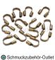 Preview: Schmuck Drahtschützer bronzefarben (für 0.45 mm Drahtstärke), 50 Stück