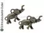 Preview: Schmuckanhänger Elefant bronzefarben nickelfrei (13,5 x 24 mm), 1 Stück