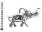 Preview: Schmuckanhänger Elefant silberfarben (13,5 x 24 mm), 1 Stück
