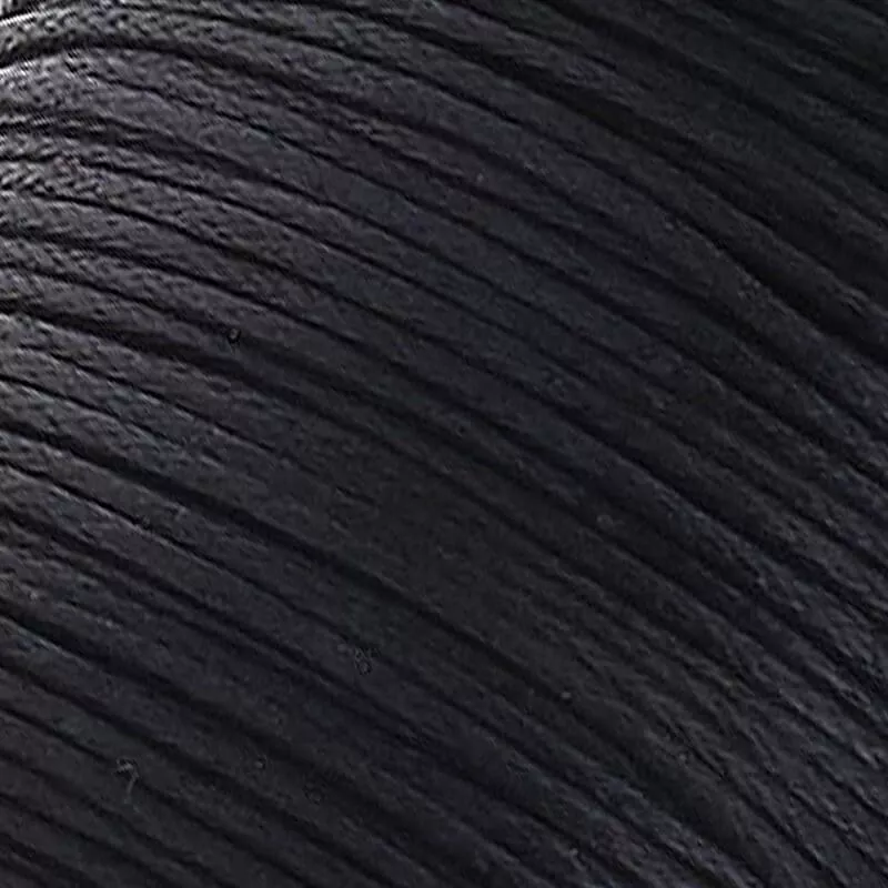 Baumwollband schwarz (1mm), Meterware