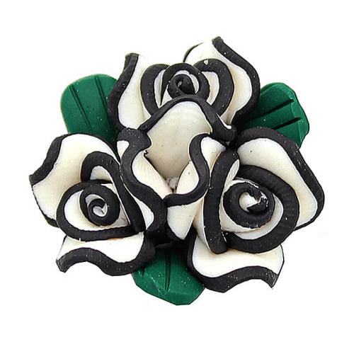 Polymer Clay Perlen Blume (Ø: ca. 20 mm), 1 Stück