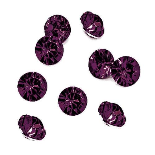 Chatons dunkellila Kegel Acryl (Ø: 8 mm), 10 Stück