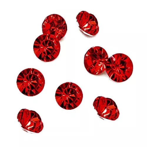 Chatons rot Kegel Acryl (Ø: 4 mm), 25 Stück