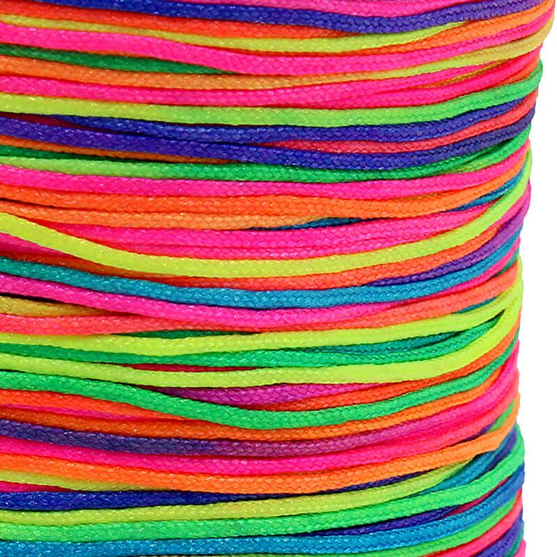 Textilband bunt (0,8 mm), Meterware