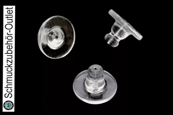 Ohrstopper Kunsstoff (Ø: 10 mm), 10 Stück
