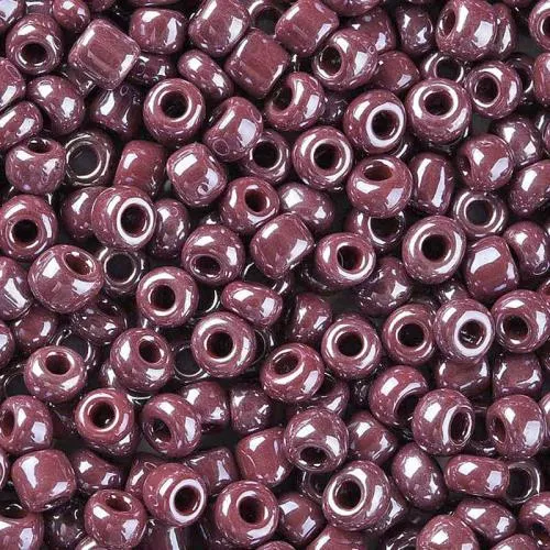 Rocailles feige opak-poliert (4 mm - 6/0), 25 g