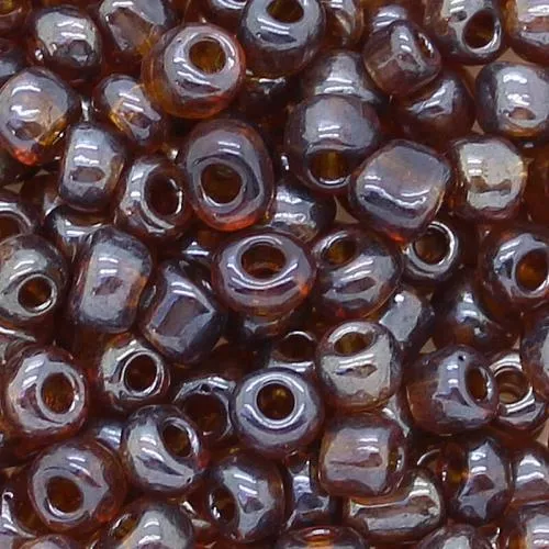 Rocailles nugat transparent (4 mm - 6/0), 25 g