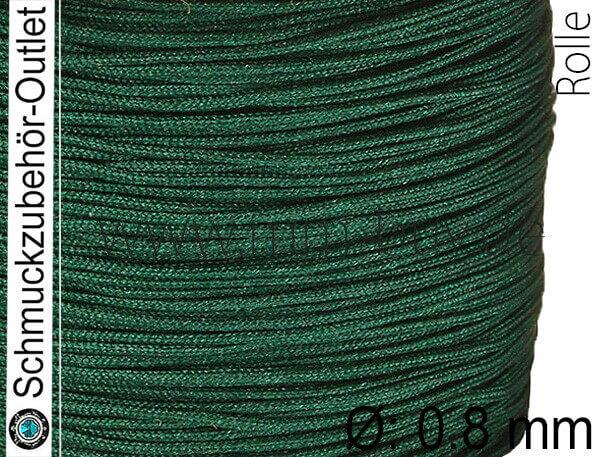 Schmuckband, Ø: 0.8 mm, tannengrün, 1 Rolle (100 Meter)