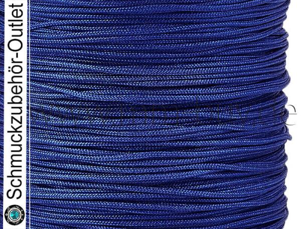 Textilband, Ø: 0.8 mm, dunkelblau, 1 Rolle (45 Meter)