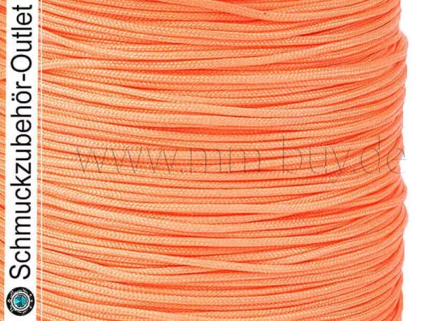 Textilband, Ø: 0.8 mm, orange, 1 Rolle (45 Meter)