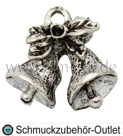 Schmuckanhänger, Glocken, 14x17 mm, 1 Stück