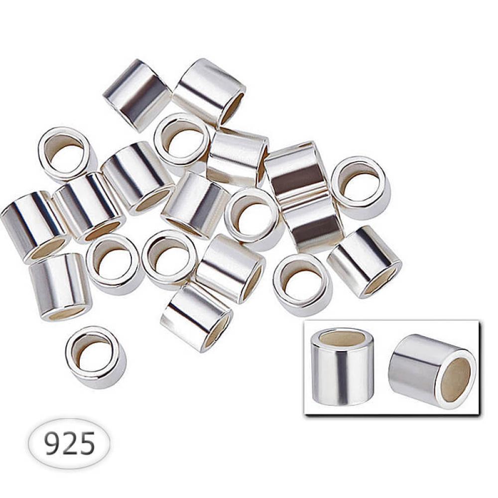925 Silber Quetschperlen