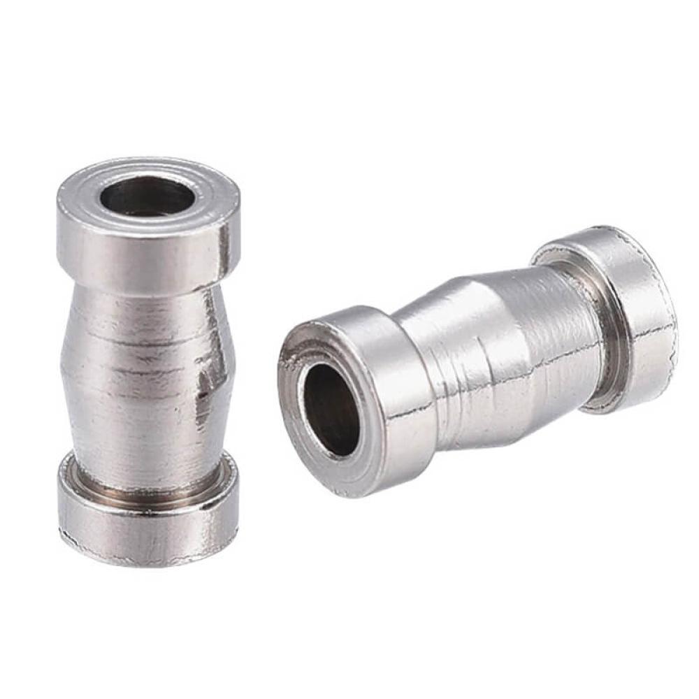 Edelstahlperlen Zylinder (8x4mm)