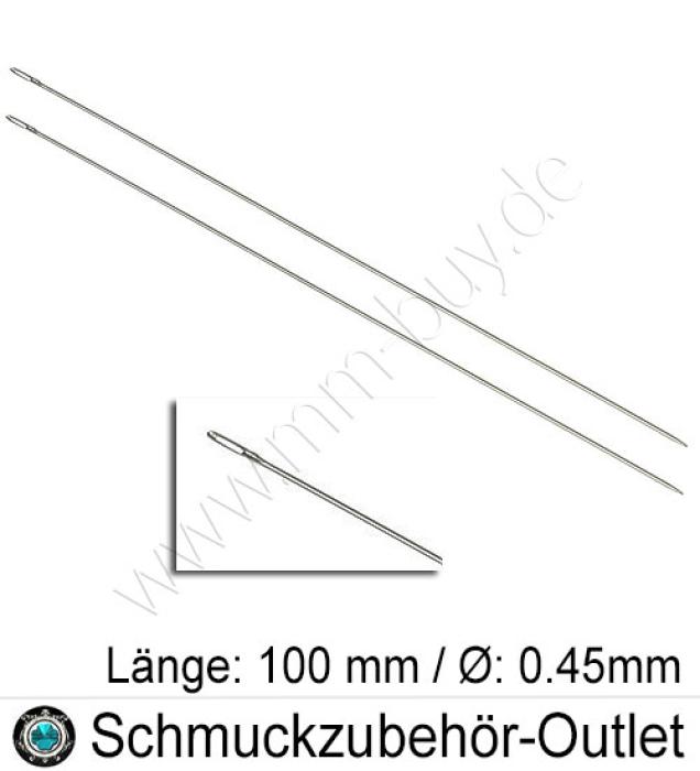 Fädelnadel, 100 mm, 2 Stück