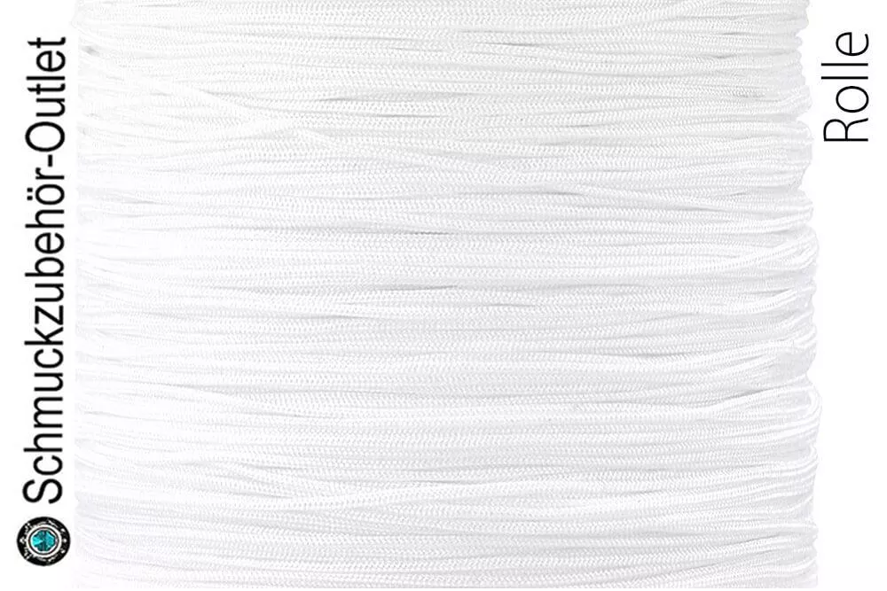 Nylonband weiß (Ø: 0,5 mm), 130 Meter (Spule)