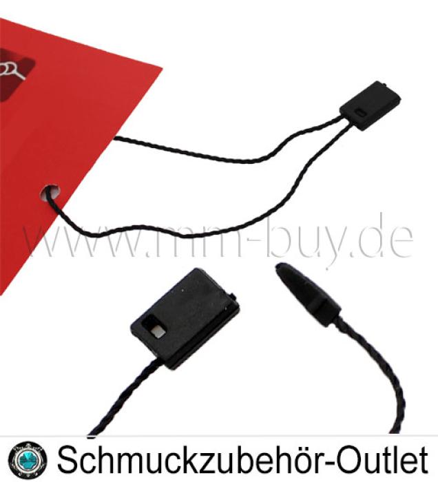 Textilfäden mit Einsteckbox, schwarz, 25 Stück