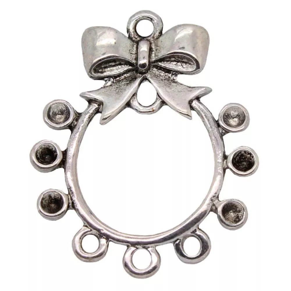 Schmuckverbinder Vintage altsilber