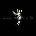 Schmuck - Anhänger - Charms; Fee,Elfe, Farbe: antik silber