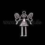 Schmuck - Anhänger - Charm; Mädchen, Farbe: antik silber