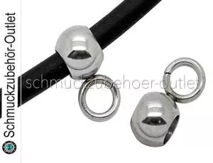 Edelstahl Anhängerhalter (3 x 4 mm / Innenloch: 2 mm), 1 Stück