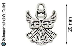 Anhänger Engel silberfarben (20 x 14 mm) 1 Stück