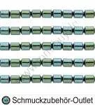 Hämatitperlen, Walze, grün, Ø: 5x4 mm, 1 Strang