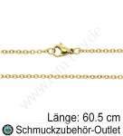 Fertige Gliederkette, goldfarben, ca. 60cm, 1 Stück
