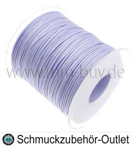 Makramee Band, lila, Ø: 1 mm, Meterware