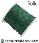 Makramee Band, Knüpffaden, tannengrün, Ø: ca. 1 mm, 1 Spule (100 Meter)