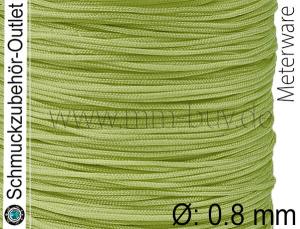 Schmuckband, Ø: 0.8 mm, Pistazie, Meterware