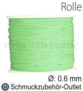 Nylonband, mint, Ø: ca. 0.6 mm, 120 Meter (Spule)