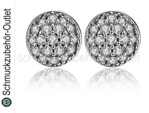 925 Sterlingsilber Ohrstecker mit Zirkonia ⇒ Marie