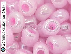 Rocailles rosa opak-poliert (4 mm - 6/0), 25 g