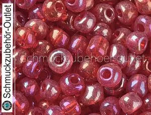 Rocailles rot irisierend (4 mm - 6/0), 25 g