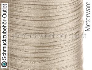 Satinband beige (Ø: 1,2 mm), Preis pro 1 Meter