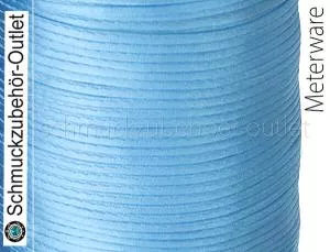 Satinband hellblau (Ø: 1,2 mm), Preis pro 1 Meter