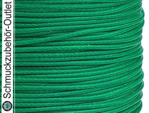 Schmuckband, gewachst, saftgrün, 1 mm, Länge: zum Auswählen