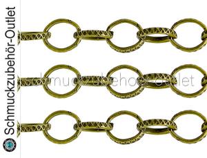 Gliederkette nickelfrei bronze (8x6x1 mm), Meterware