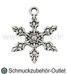 Schmuckanhänger, Schneeflocke, Ø: 17.5 mm, 1 Stück