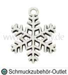Schmuckanhänger, Schneeflocke, Ø: 17 mm, 1 Stück