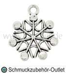 Schmuckanhänger, Schneeflocke, Ø: 16.5 mm, 1 Stück