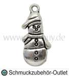Schmuckanhänger, Schneemann, 26x12 mm, 1 Stück