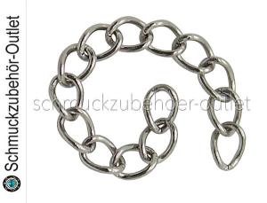 Edelstahl Verlängerungsketten (Länge: 4 cm), 5 Stück