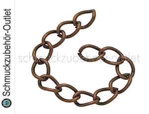 Verlängerungsketten rotkupfer (Länge: ca. 5 cm), 10 Stück
